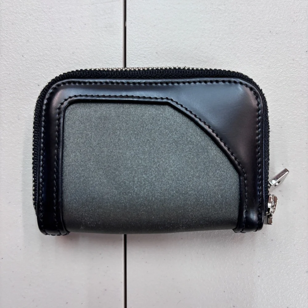 Aaron Irvin Design Group Small Leather/Nylon Wallet